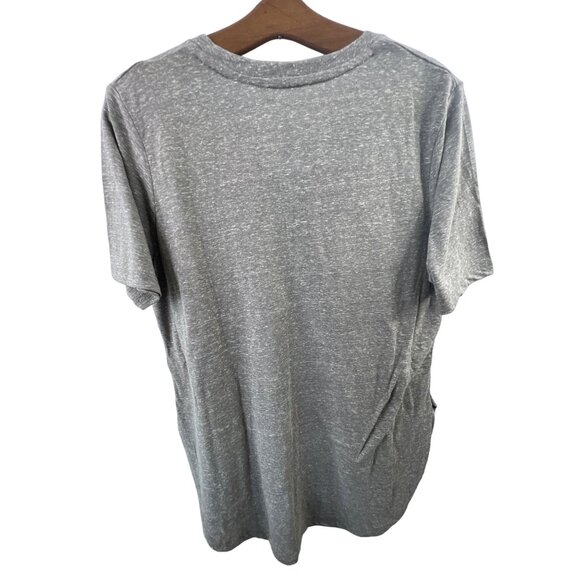 Pressbox Tshirt Size Medium Gray Love Me Some Ole Miss Football Rebels VNeck - Picture 2 of 5